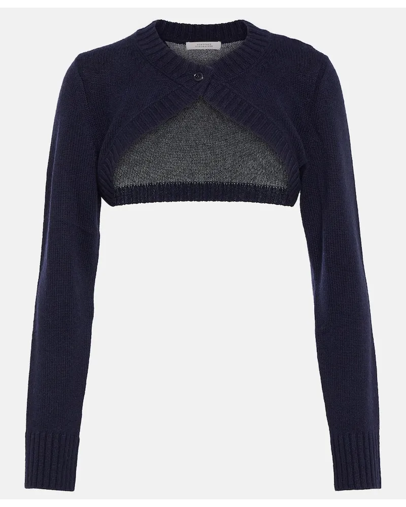 Dorothee Schumacher Cardigan Modern Statements stile bolero Blu