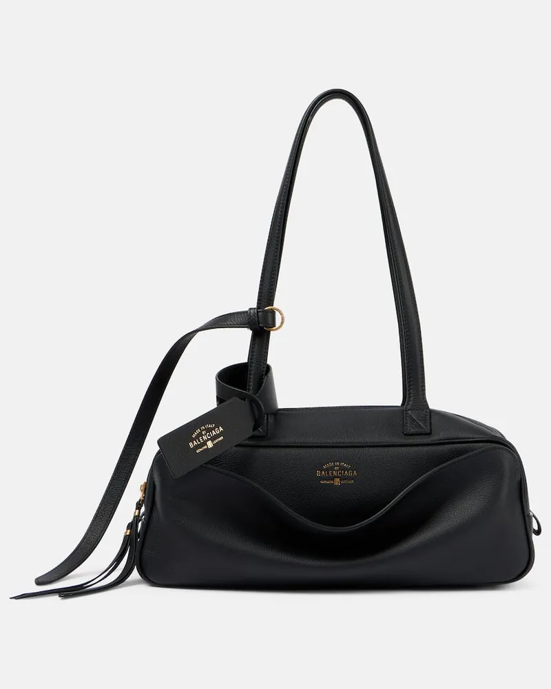 Balenciaga Borsa a spalla Carrie Small in pelle Nero