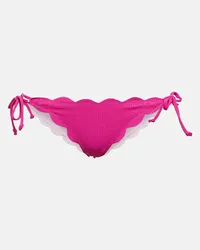 Marysia Slip bikini con orlo a smerlo Viola