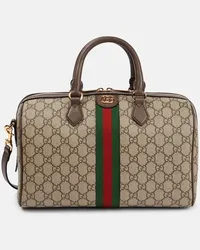 Gucci Borsa Ophidia GG Medium in canvas Beige