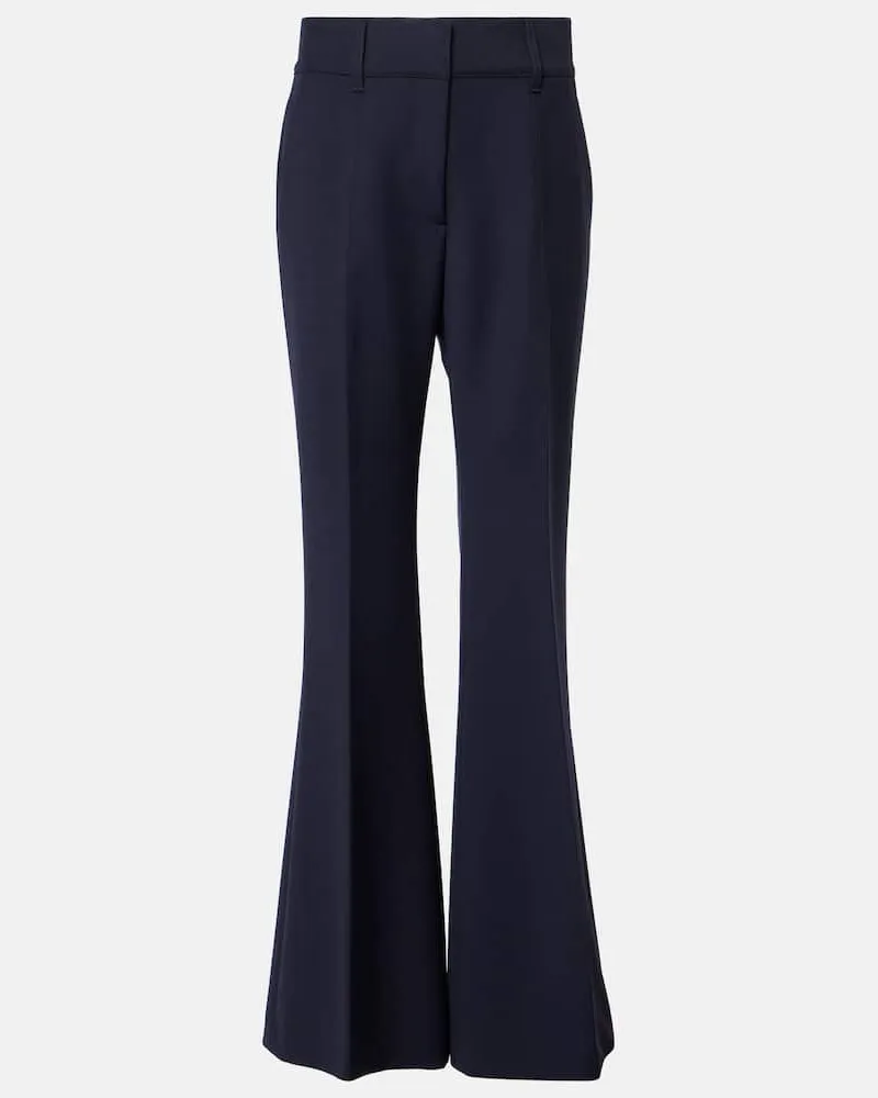 Gabriela Hearst Pantaloni flared Rhein in lana Blu
