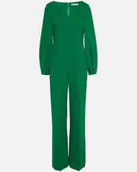 EMILIA WICKSTEAD Jumpsuit Pattie in crêpe Verde