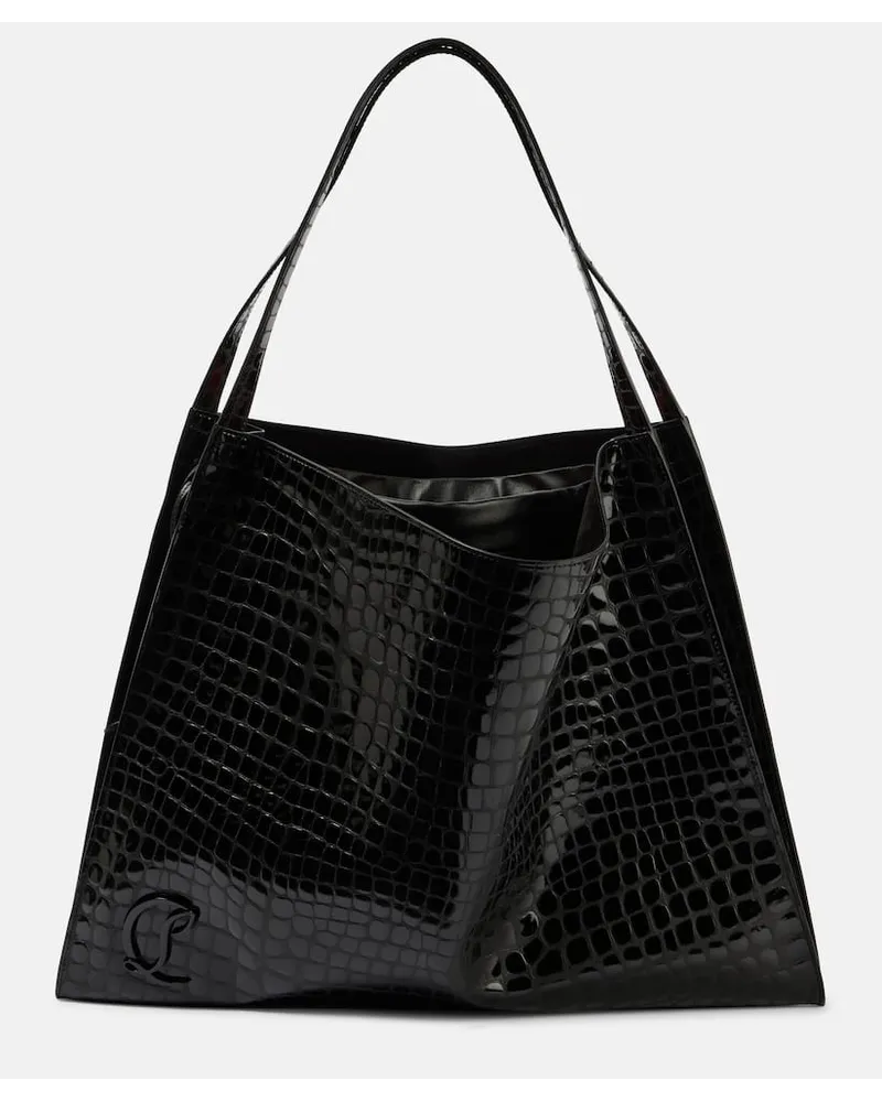 Christian Louboutin Borsa a spalla Le 54 in pelle stampata Nero