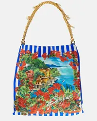 Dolce & Gabbana Borsa a spalla Portofino con stampa Multicolore