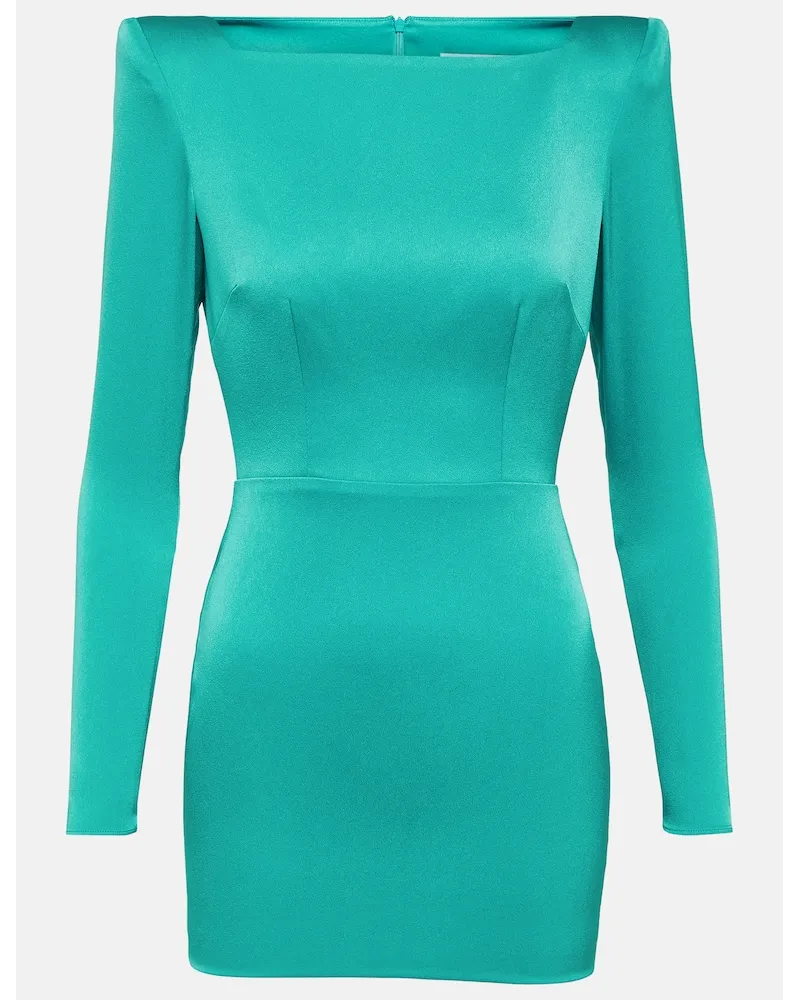 Alex Perry Miniabito in crÃªpe satin Verde