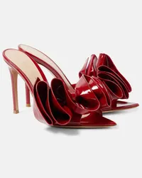 Gianvito Rossi Mules Gabrielle 105 in vernice Rosso