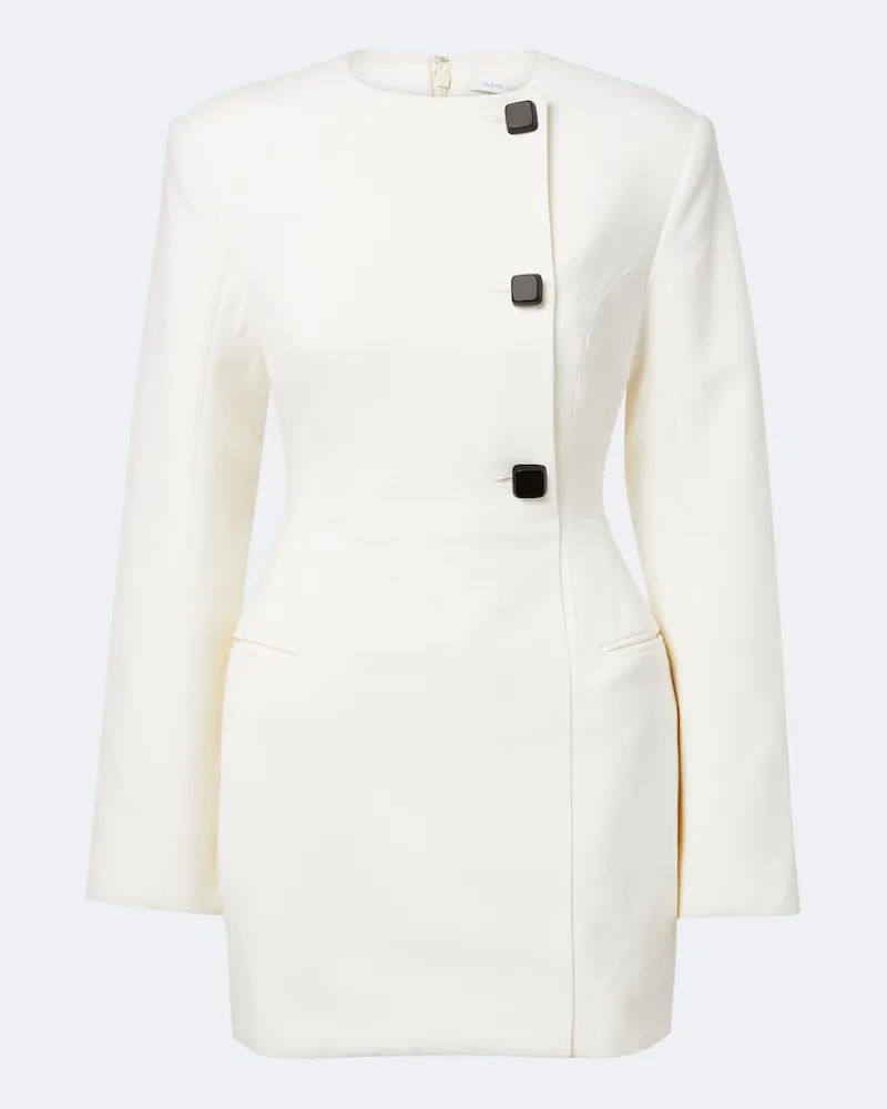 Rachel Gilbert Abito corto Finley in misto lana Bianco