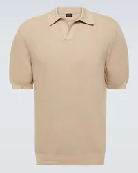 Ermenegildo Zegna Polo in cotone Beige