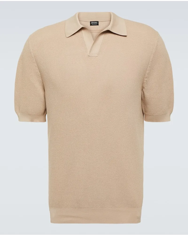 Ermenegildo Zegna Polo in cotone Beige