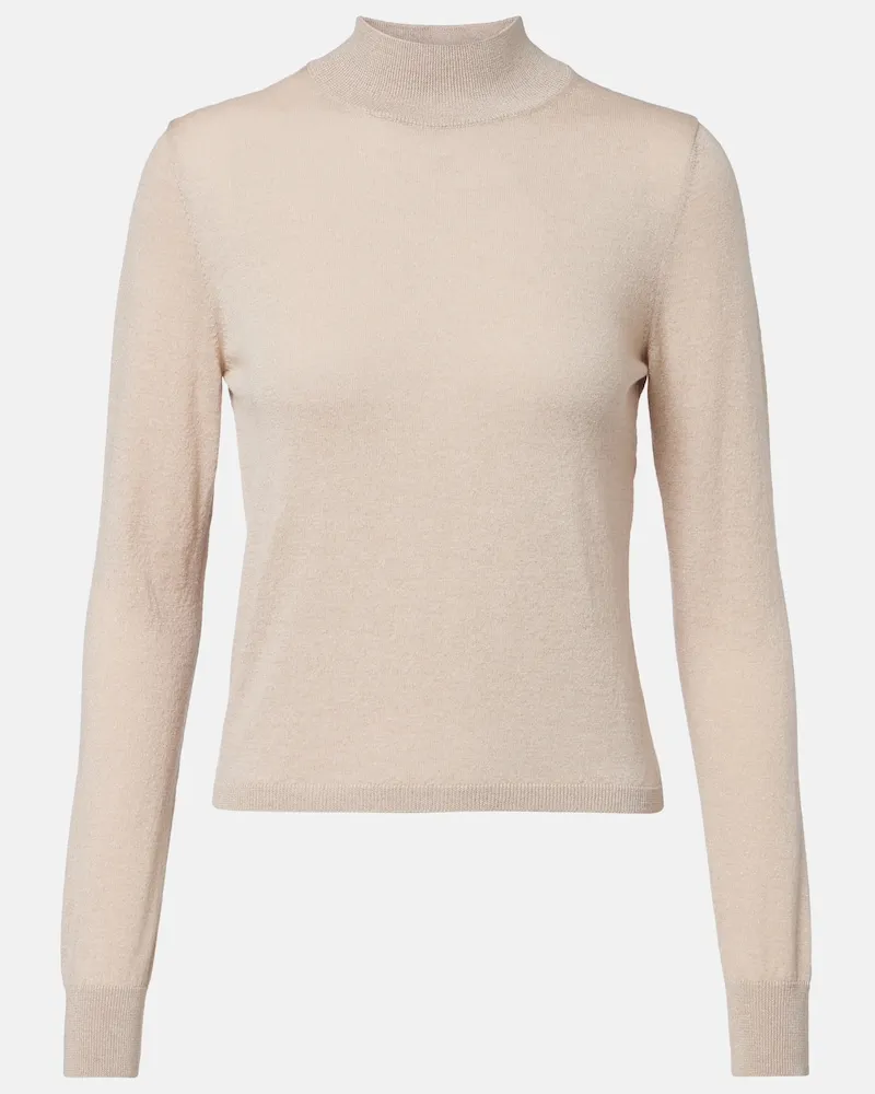 Eleventy Pullover in misto lana Beige