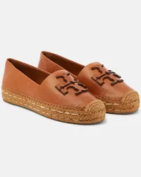 Tory Burch Espadrillas con plateau Ines in pelle Beige