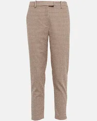 Altuzarra Pantaloni slim Henri a vita media Multicolore