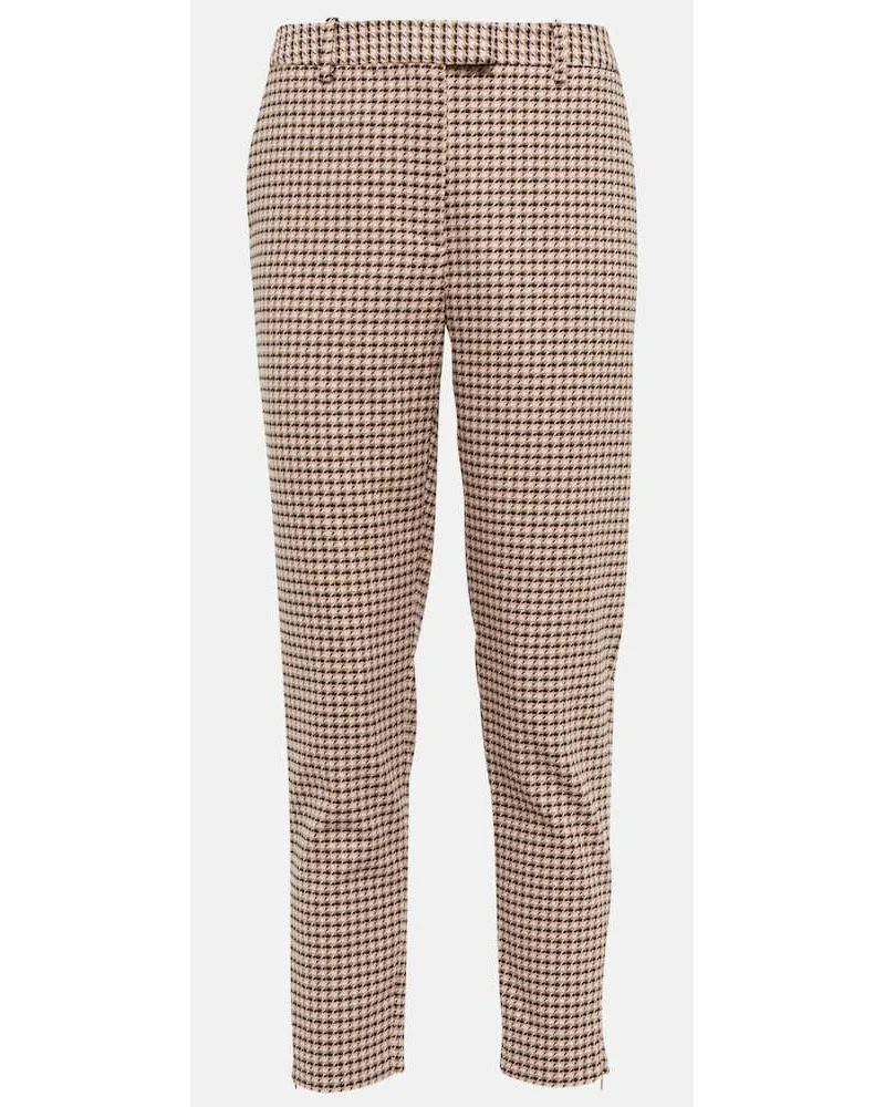 Altuzarra Pantaloni slim Henri a vita media Multicolore