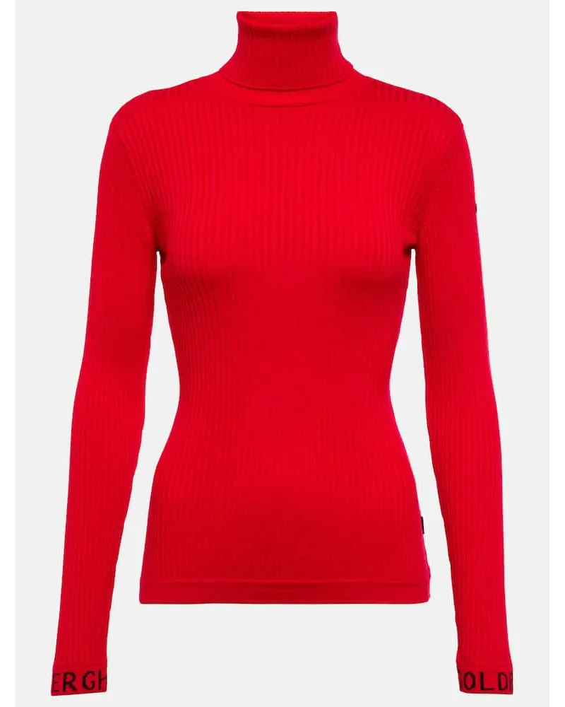 GOLDBERGH Dolcevita Mira in maglia a coste Rosso