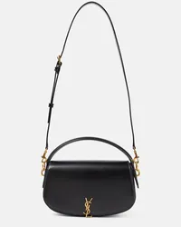 Saint Laurent Borsa a tracolla Voltaire in pelle Nero