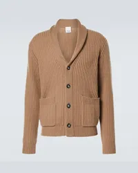 ALLUDE Cardigan in lana e cashmere Marrone