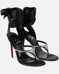 Christian Louboutin Sandali Just Queen Du Desert Nero