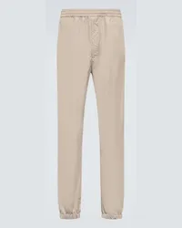 AURALEE Pantaloni in lana Beige