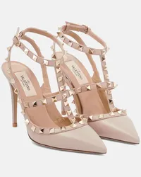 Valentino Garavani Pumps slingback Rockstud in pelle Rosa