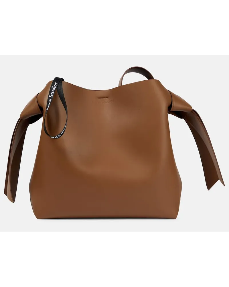 Acne Studios Borsa a spalla Musubi Medium in pelle Marrone