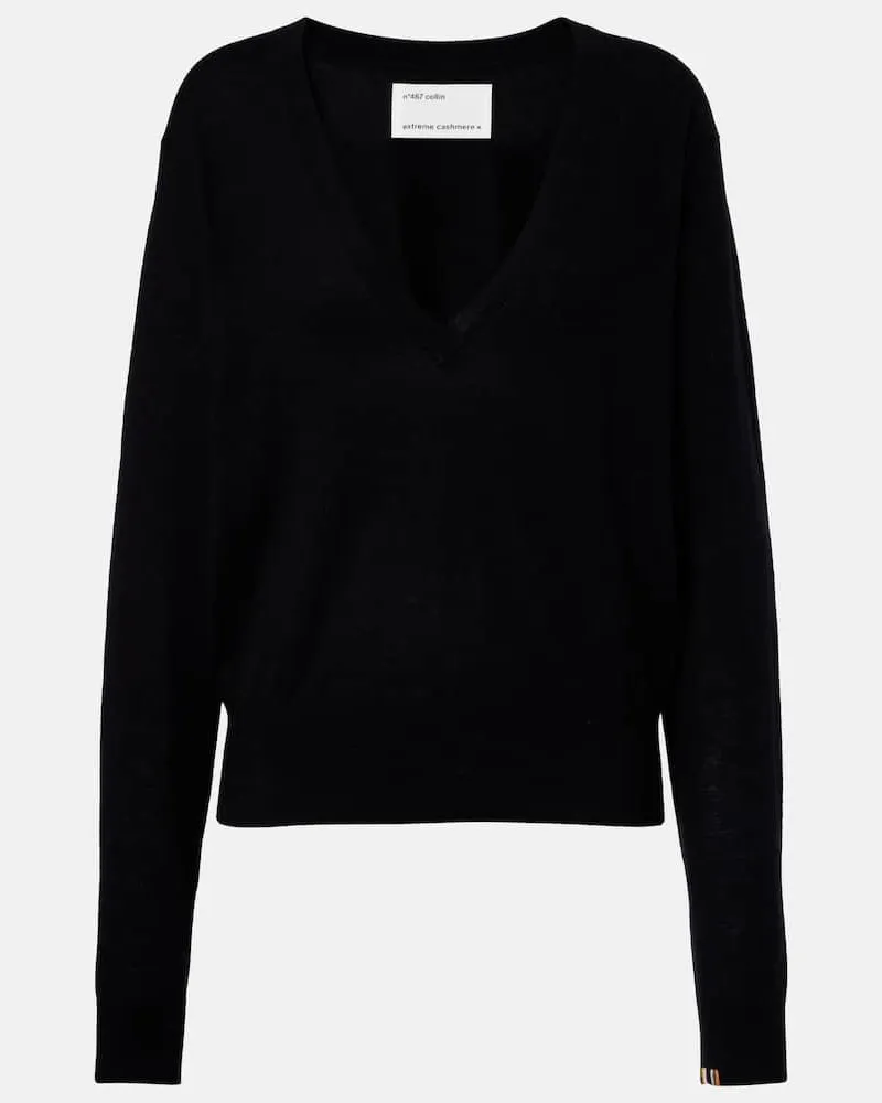 extreme cashmere Pullover NÂ°467 Collin in lana e cashmere Nero