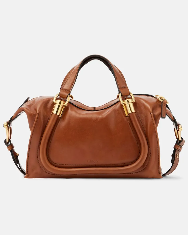 Chloé ChloÃ© Borsa Paraty 24 Small in pelle Marrone