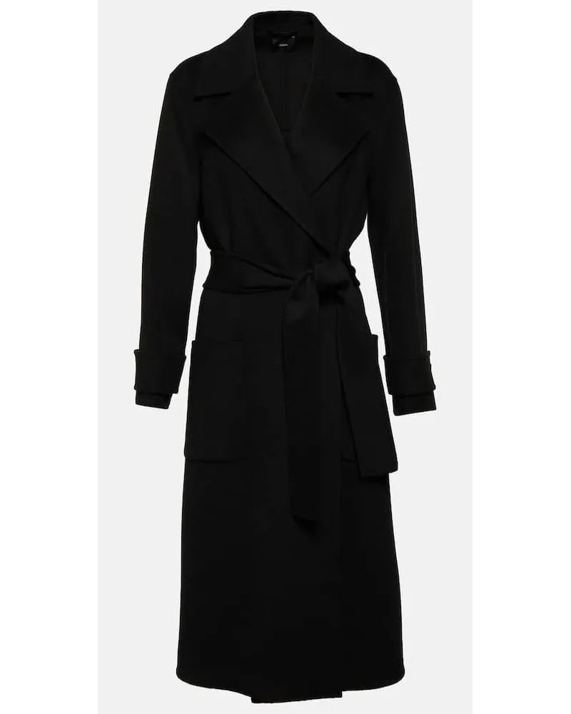 Joseph Cappotto Arline in lana e cashmere Nero