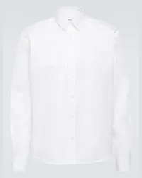 AMI Paris Camicia Oxford in cotone Bianco