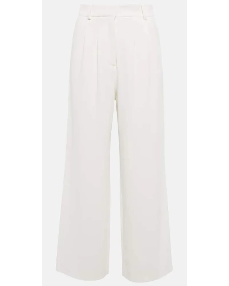 Etro Pantaloni cropped a vita alta Bianco