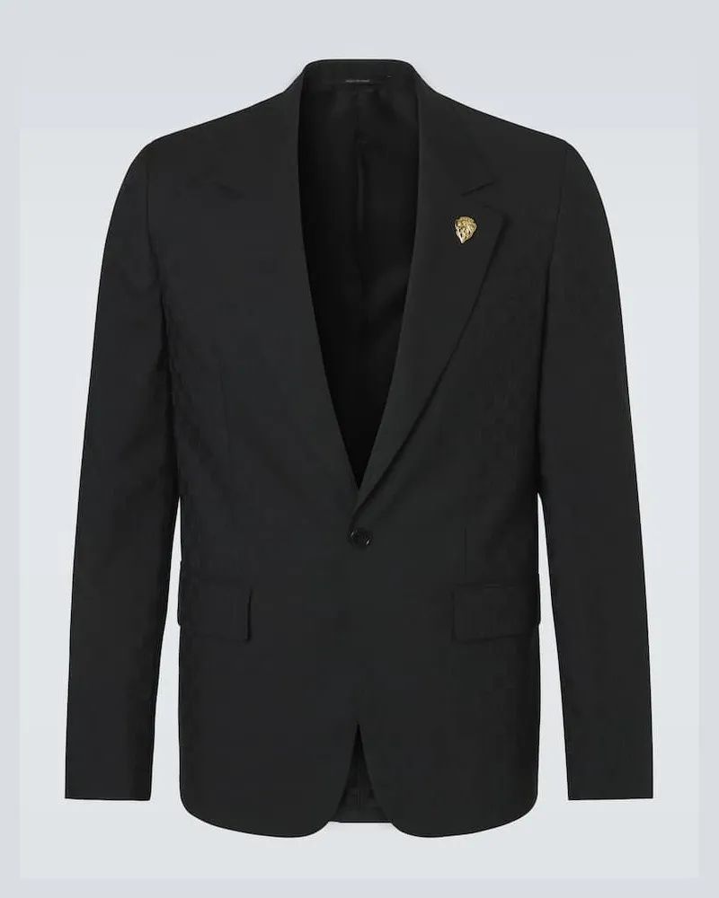 Gucci Blazer da abito GG Nero