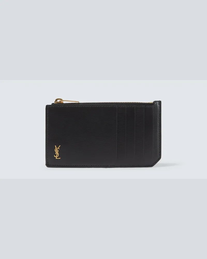 Saint Laurent Portafoglio Cassandre in pelle Nero