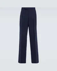 FRANKIE Shop Pantaloni Beo con pieghe Blu