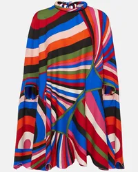 Emilio Pucci Miniabito Iride in misto cotone Multicolore