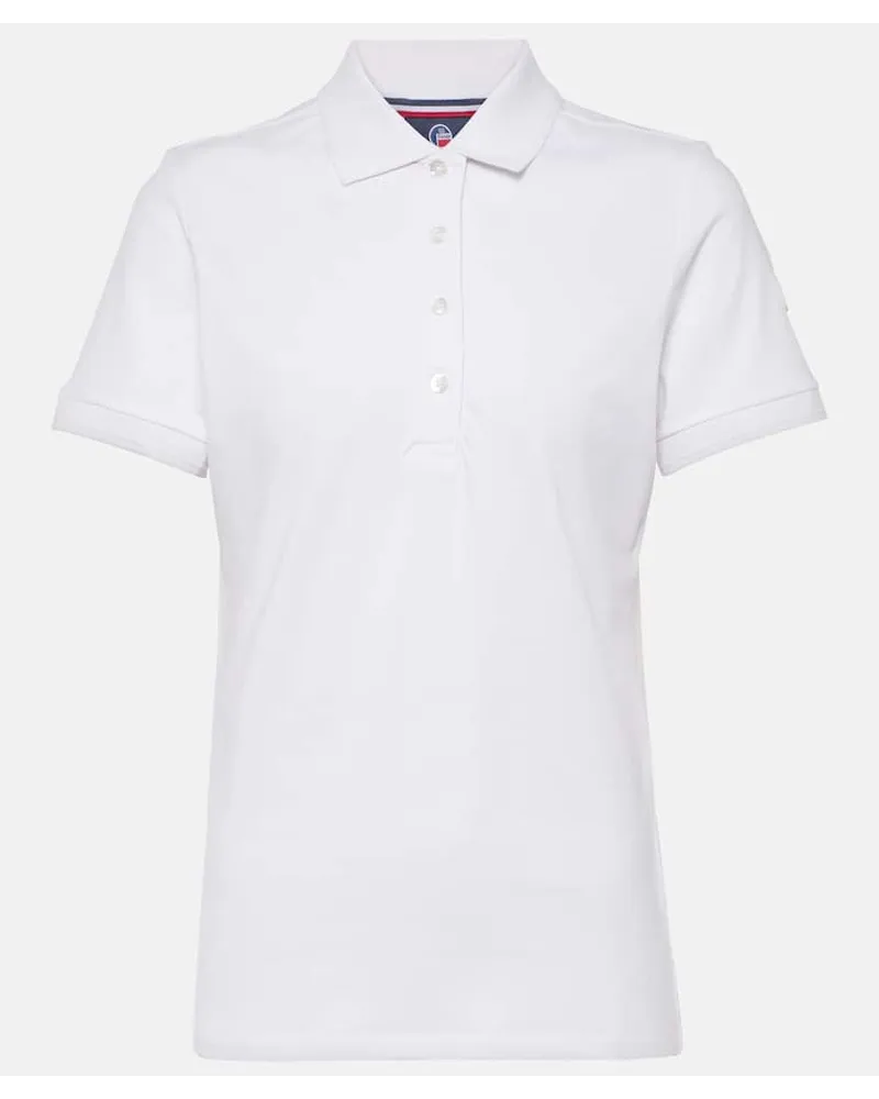 FUSALP Polo Agathe in misto cotone Bianco
