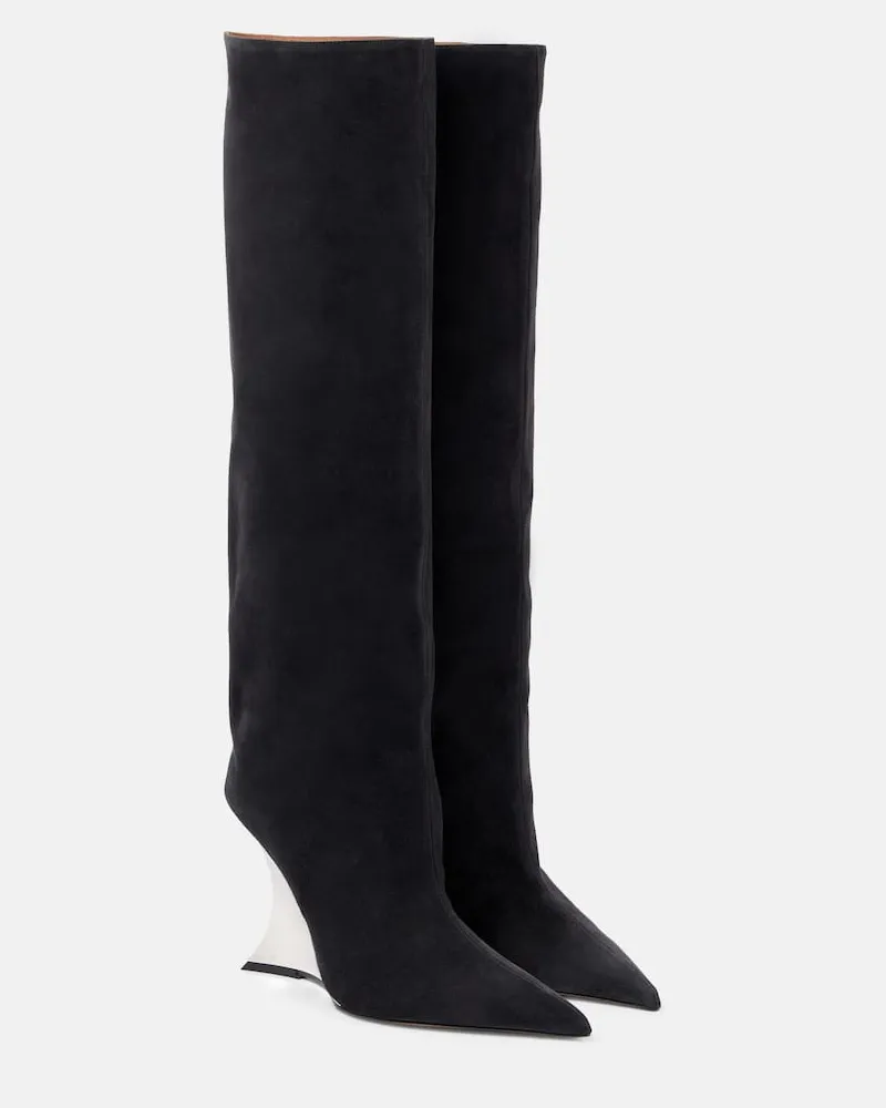 Paris Texas Stivali in suede Nero