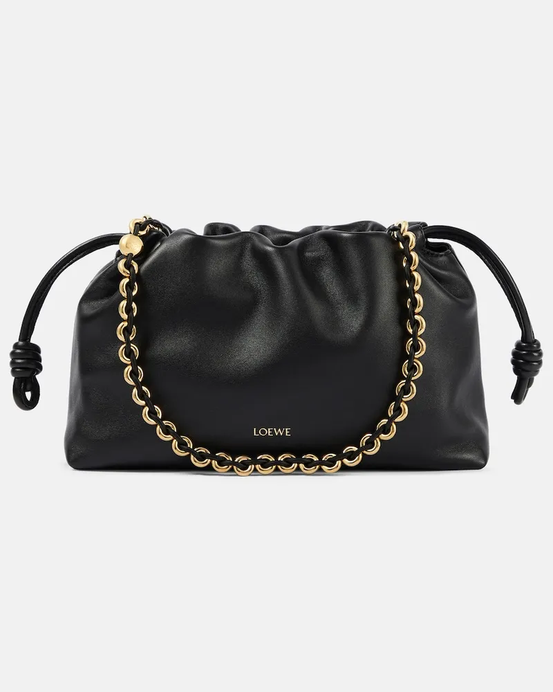 Loewe Clutch Flamenco Medium Nero