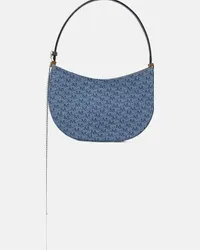 Magda Butrym Borsa a spalla Vesna in denim Blu