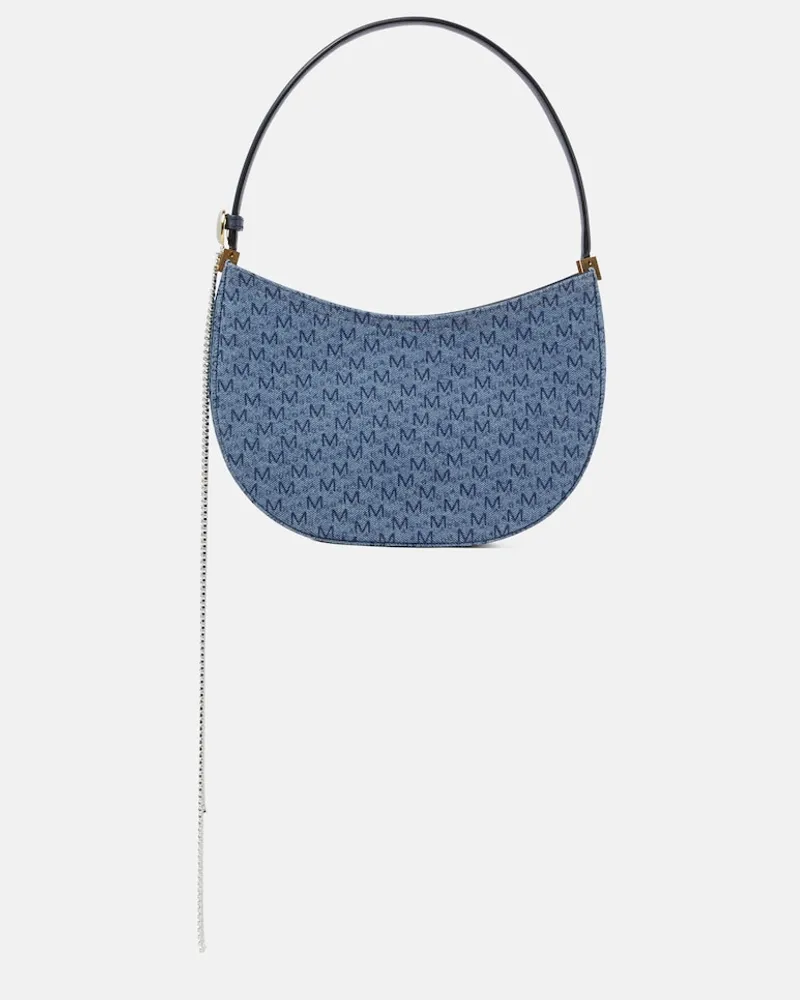 Magda Butrym Borsa a spalla Vesna in denim Blu