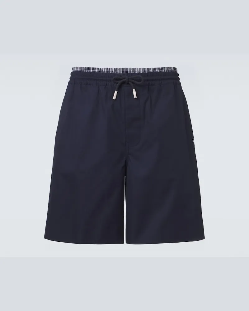Loewe Bermuda in cotone Blu