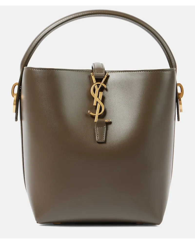 Saint Laurent Secchiello Le 37 in pelle Verde