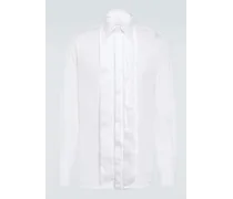 Givenchy Camicia Oxford in popeline di cotone Bianco