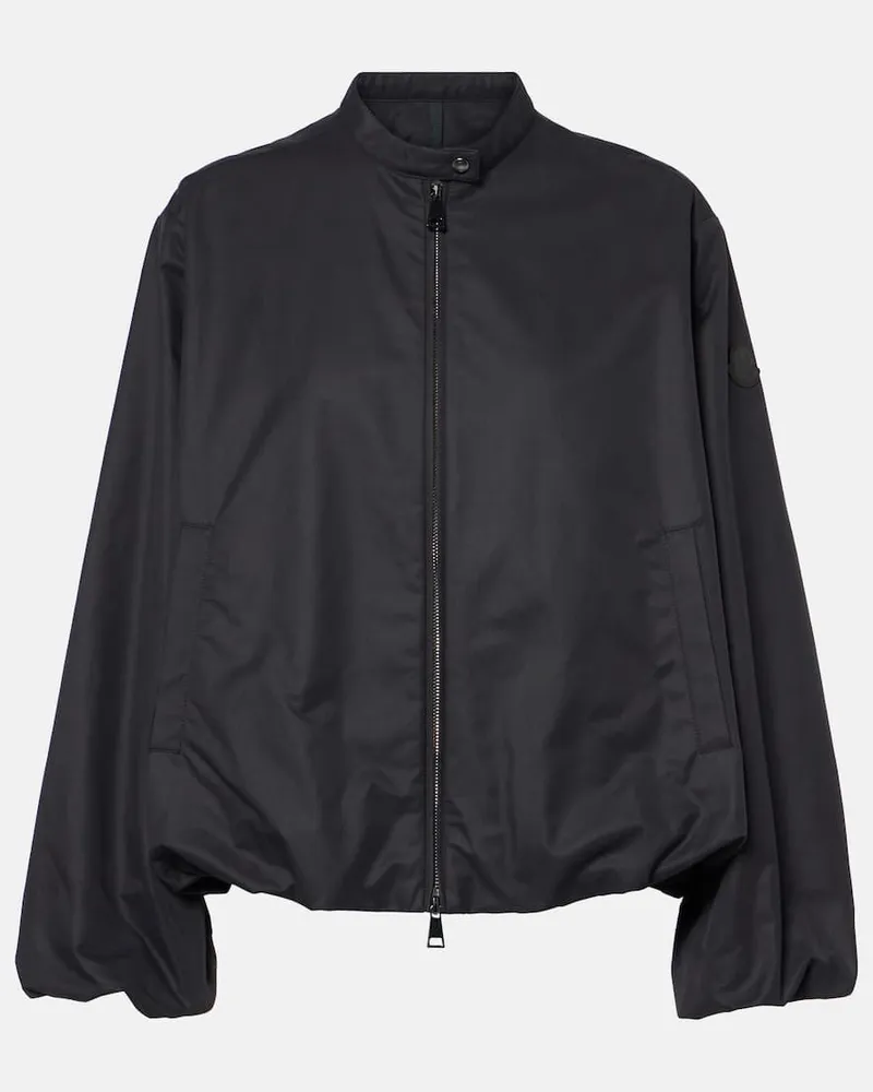 Moncler Bomber Gruissan in misto cotone Nero