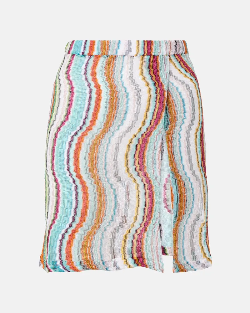Missoni Minigonna in lamÃ© con stampa Multicolore