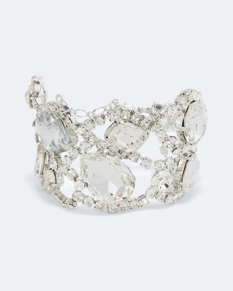 Magda Butrym Bracciale con cristalli Argento