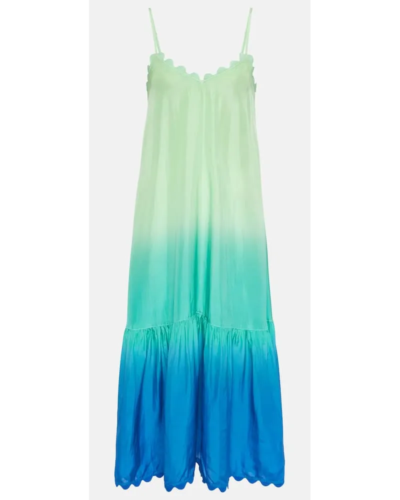 Juliet Dunn Abito midi in cotone Multicolore