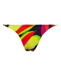 Louisa Ballou Slip bikini Mini Ring a vita alta Nero