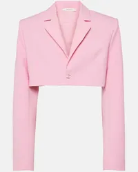 Nensi Dojaka Blazer cropped Rosa