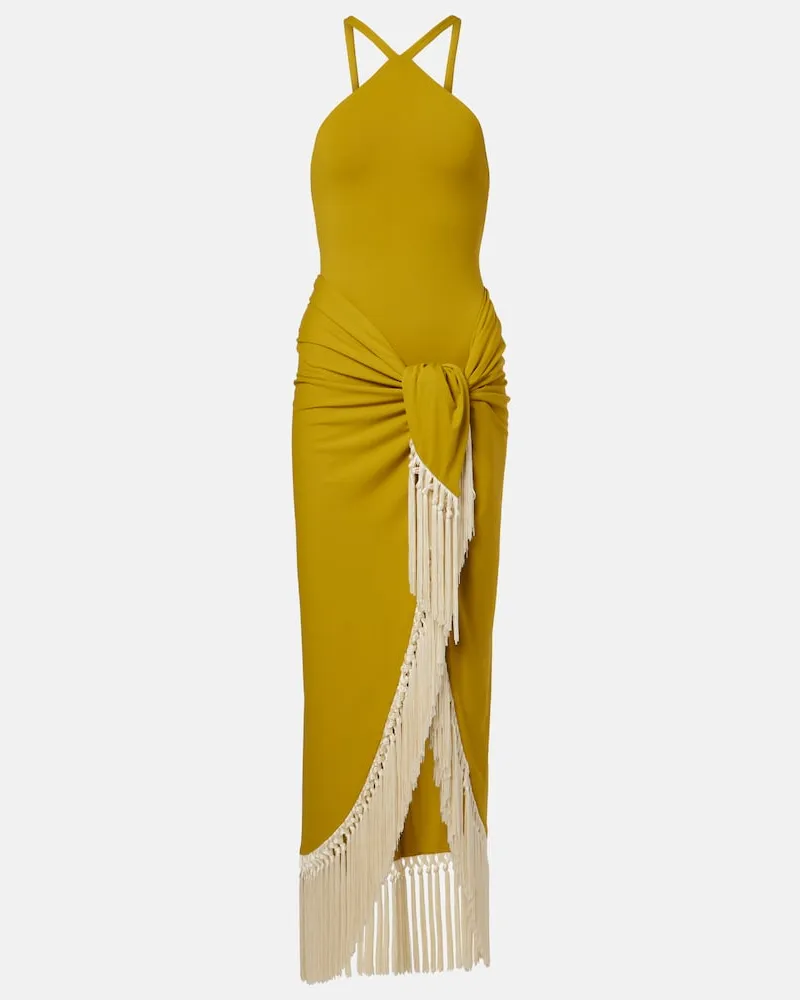 Taller Marmo Costume intero e pareo Hera Verde