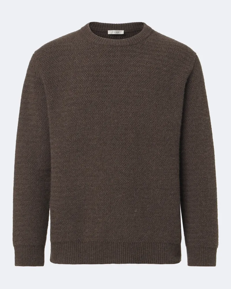 The Row Pullover Anish in cashmere e lana Marrone