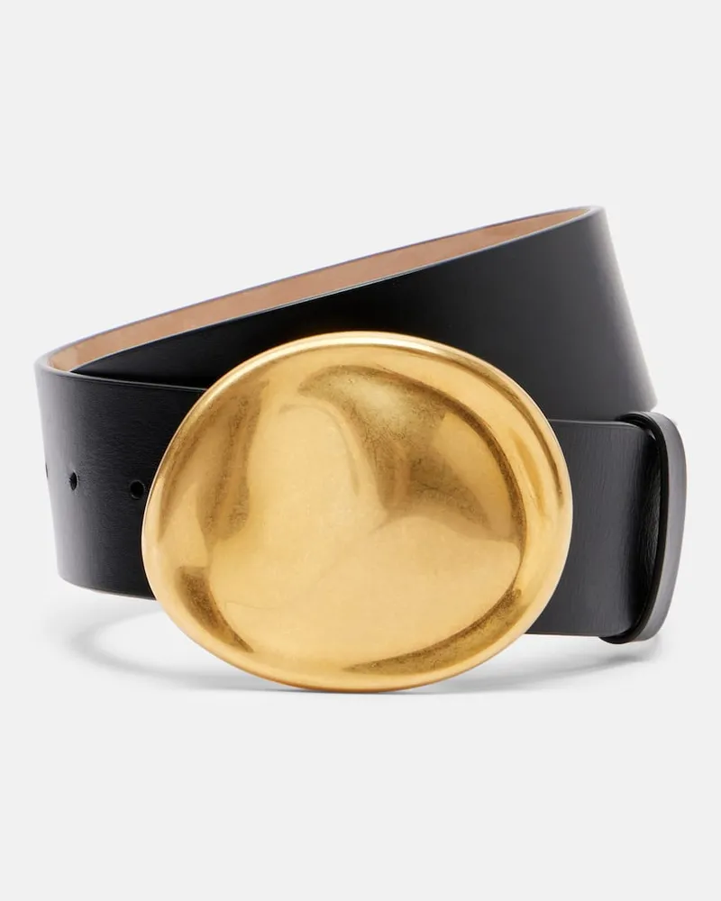 KHAITE Cintura Keefe in pelle Nero